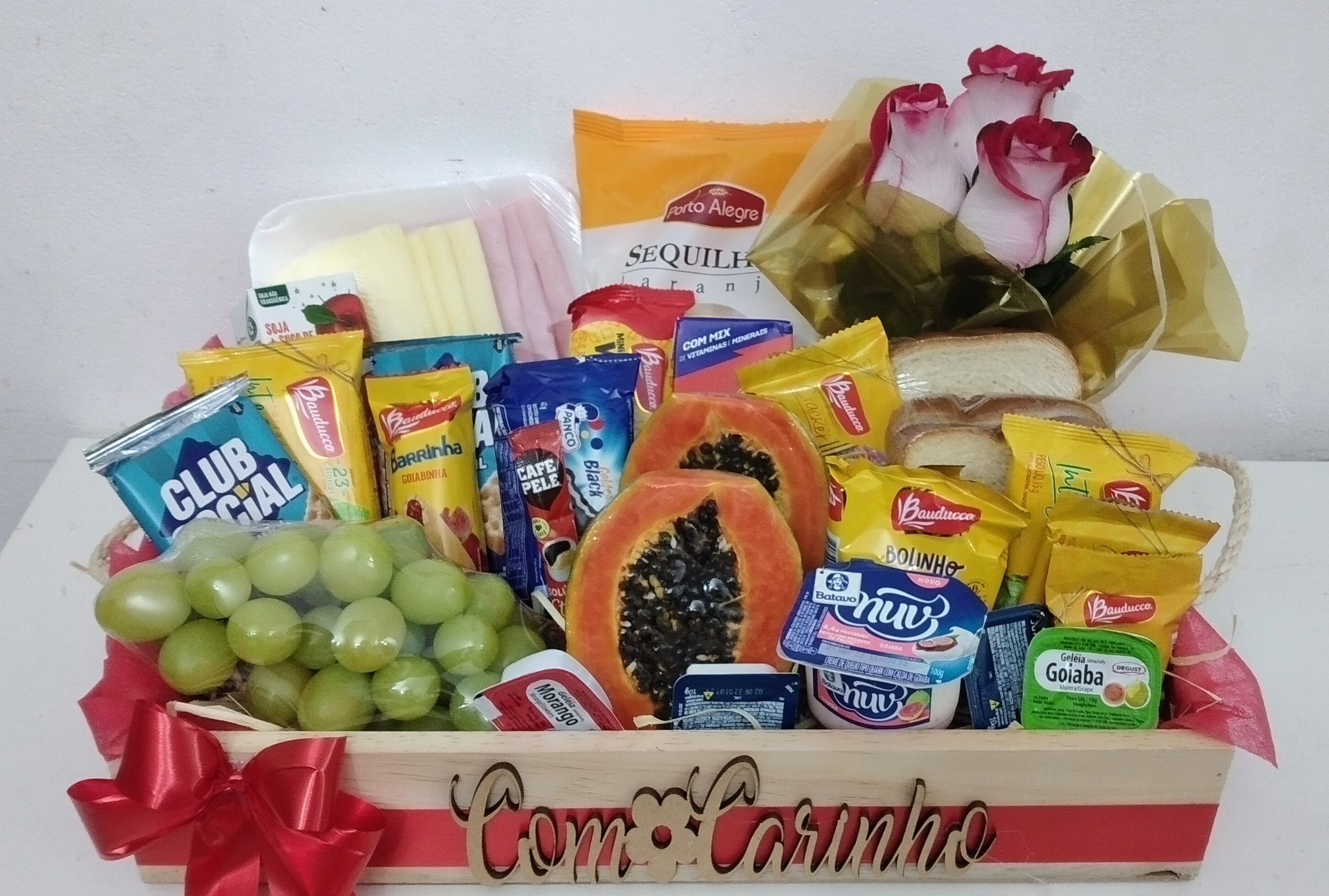  CESTA DE CAF� DA MANH� LUZ DO MEU AMANHECER